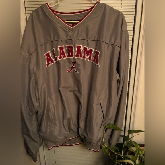 Alabama men’s pullover wind shirt gray XL - Picture 1 of 3